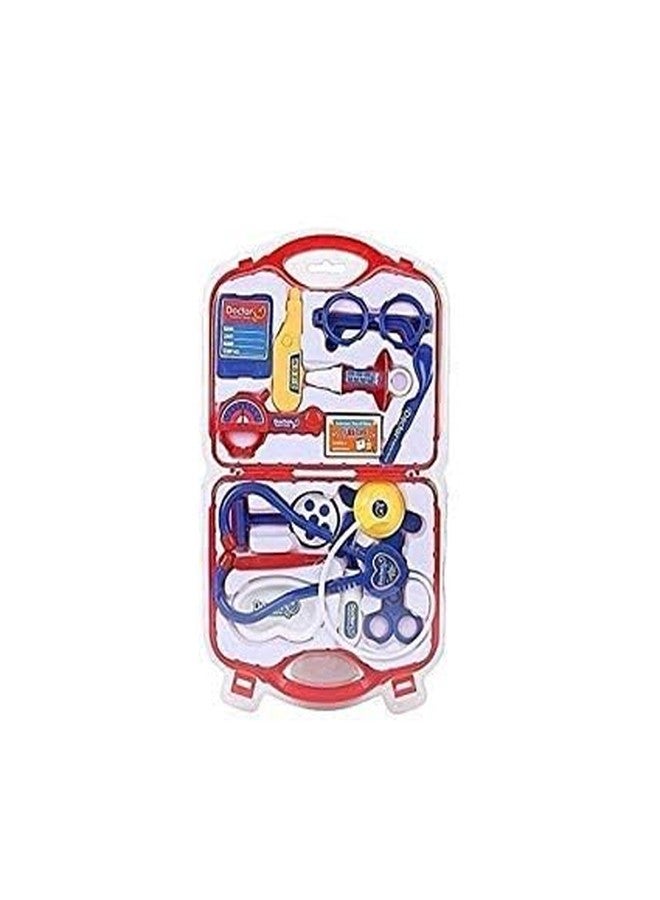 QUILBOOL Doctor Play Set with Foldable Suitcase, Doctor Set Toy Game Kit,Compact Medical Accessories Toy Set Pretend Play Sets,Docter Kit Toy for Kids,Boys,Girls,Childrens,Multicolor - Image 4